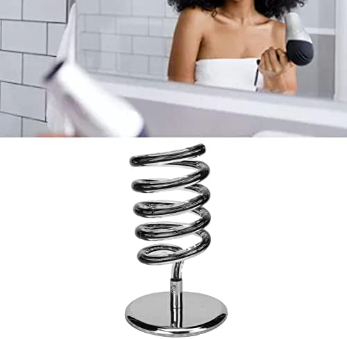 Spring Hair Blower Holder Dryer Hanging Rack Spiral Stand Styling Station Hair Dryer Stand Curling Iron Holder Brush Organizer Flat Blow Hands Free - Image 3