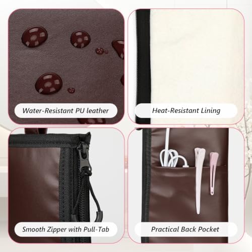 2-in-1 Heat Resistant Mat & Storage Bag with Pocket for Hair Tools - Image 3