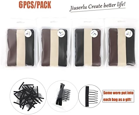 Adjustable Elastic Bands Straps For Wigs (Mixed/6pcs) - Image 3