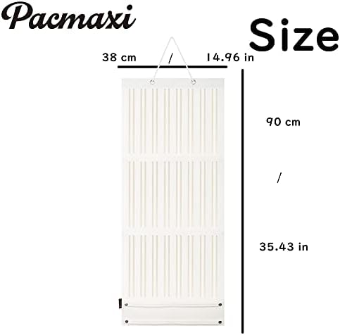 PACMAXI Baby Girl Hair Bows Holder, Hair Clips Storage Hanger For Ribbons - Image 6