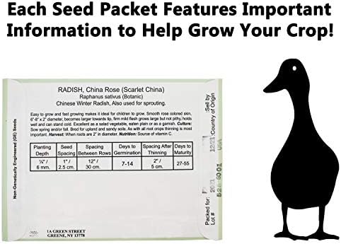Black Duck Brand Set of 43 Vegetable and Herb Seeds - Semi Assorted - 100 Percent Non-GMO & Heirloom - Great for Starting a Garden! High Germination Rate! (43) - Image 2