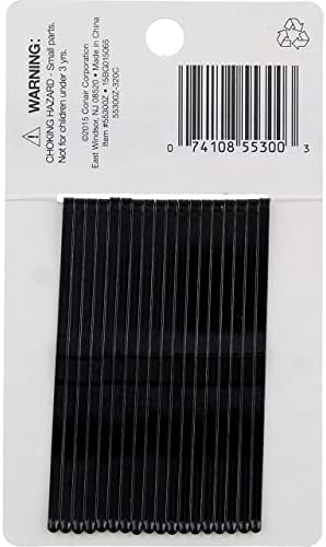 Conair Roller Pins, Black 18 ea (Pack of 3) - Image 2