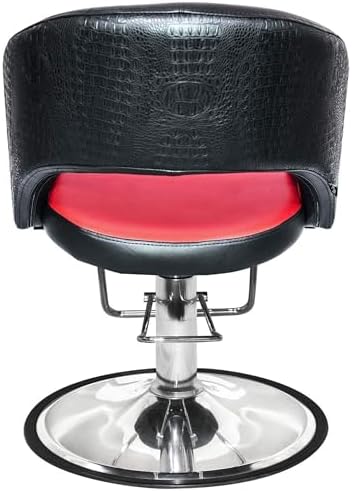 Chromium Olivia Styling Chair - Foam Cushion, Black - 40.9 x 26.7 x 39.4in - Image 4