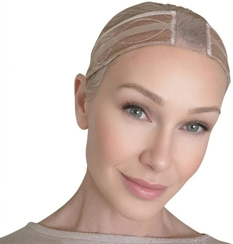 LIT UNICORNS Wig Grip Band with Silicone | Non-Slip to Keep Wig in Place | Premium Adjustable Velvet Gripper for Lace Front Wigs (Beige) - Image 2
