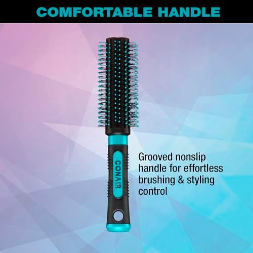 Conair Salon Results Round Brush for Blow Drying, Hairbrush for Blow Out, Hairbrush for All Hair Types (Pack of 2) - Image 3