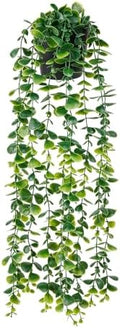 YAYUZEST 24" Fake Hanging Eucalyptus Plant for Bathroom Wall Art Decor by Unknown
