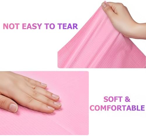 Makartt Disposable Nail Mats, 50 Pcs 3-Ply Absorbent Nail Table Pads with PE Backing, 18” x 13” Nail Desk Protection for Manicure Pedicure, Acrylic Gel Practice, Salon & Home DIY (Pink) (Pack of 3) - Image 5