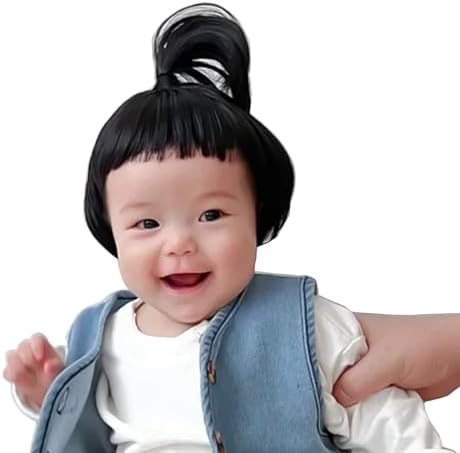 Girls Hair Wig Fashionable Hair Accessory for Girls Cosplay Wig Headdress Synthetic Short/Curly Hairpiece Girl Cosplay Hat by Unknown