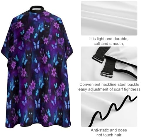 Women Barber Hairdressing Cape Adjustable Salon Cape Apron for Makeup Artist Beautician - Image 4
