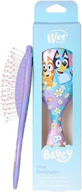 Wet Brush Bluey & Bingo Kids Midi Hair Brush, Smaller Size For Little Hands, Soft Bristles Detangle Knots With Ease, Ergonomic Handle, For All Hair Types, Limited Edition, Purple by WetBrush