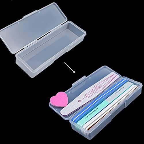 4PCS Plastic Storage Personal Box for Nail, Nail Implement Box (clear) - Image 2