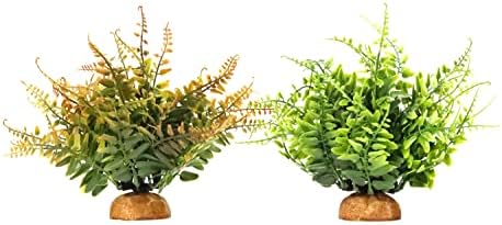 Green Boston Fern Reptile Plants, Amphibian Terrarium Habitat Décor - Image 6