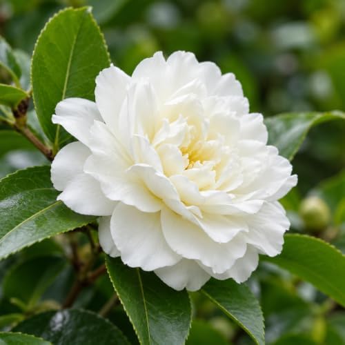 October Magic Ivory Camellia Shrub - 12-18" Tall Live Plant - Gallon Pot - Image 5