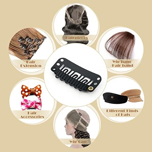Dreamlover Wig Clips to Secure Wig, Clips for Hair Extensions, 6 Teeth, 30 Pieces - Image 6