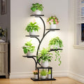 BACEKOLL Plant Stand Indoor with Grow Light, 7 Tier 49" Lighted Plant Shelf by BACEKOLL