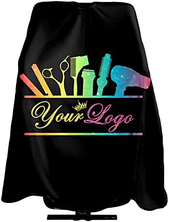 Barber Cape Hello Girl Gorgeous Glitters Eyelash Salon Apron Hair Cutting Cape Barbershop Kits For Women 55''X66'' by Carwayii