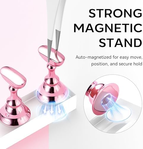 Makartt Nail Stand for Press-On: Magnetic Nail Holder for Nail Art Painting - Image 2