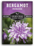 Bee Balm Seeds for Planting - Wild Bergamot Survival Garden Seeds (1 Pack) by SurvivalGardenSeeds