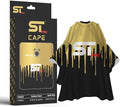 Supreme Trimmer Premium Barber Cape w/Rubber Neck | Waterproof, Polyester Cape; Salon, Barber & Home Use by SupremeTrimmer