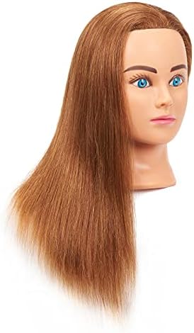 Hairingrid Mannequin Head 20"-22" 100% Human Hair Training Manikin Head - Image 2