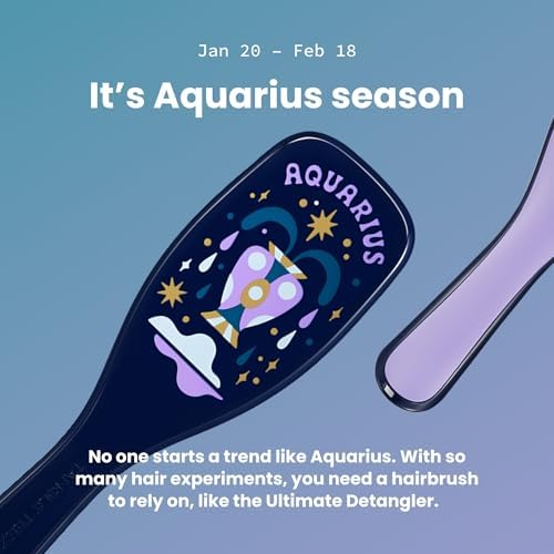 Tangle Teezer Zodiac Ultimate Detangler Brush, All Hair Types, Aquarius - Image 3