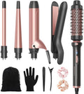 Wavytalk 5 in 1 Curling Iron with Thermal Brush,Flat Iron,Versatile Styling by wavytalk-HairTalks