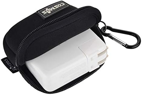CM Pack of 2 Mini Pouch Case Bag Small Travel Storage Carrying Bag Compatible with MagSafe Power Adapter, Laptop Accessories Cables, Cords, USB Drives, Earphones - Image 3