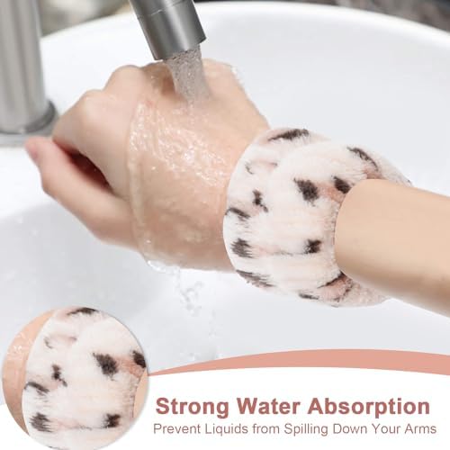 Chanaco Spa Headband, Makeup Headband with Wrist Bands, Hair Accessories for Washing Face and Teen Girl Gifts for Women - Image 3