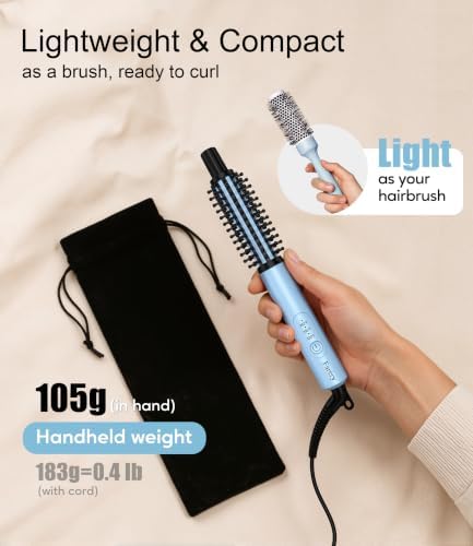 Farery Mini Thermal Brush, 3/4 Inch Styling Tool for Short Hair Touch-ups - Image 3