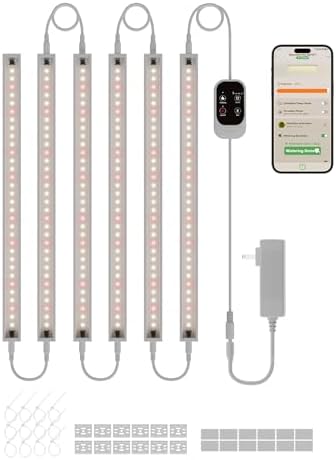 Grow Lights for Indoor Plants, LED Grow Light Bar Full Spectrum by GLOWRIUM