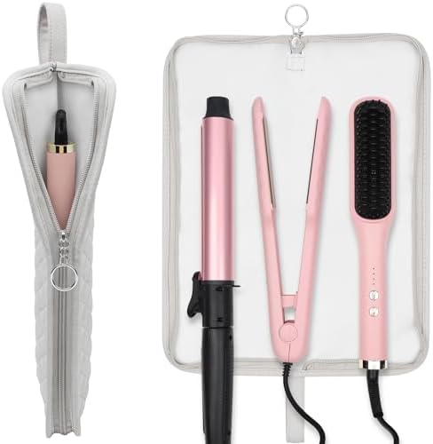 2-in-1 Heat Resistant Mat & Storage Bag for Hair Tools by Youlyveaw