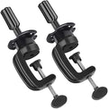 Teenitor Wig Mannequin Head Stand, 2 Pack Cosmetology Manikin Stand Mannequin Head Holder Clamp Black Wig Stand Holder by PERFECTYOURBEAUTY
