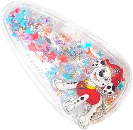 LUV HER 6pc Cute Hair Clips For Girls with Favorite Character Charms, Magical Confetti Hair Clips for Kids, Toddler Hair Accessories, Ages 3+ - Image 4