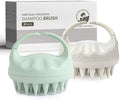 Sndyi 2 Pcs Scalp Massager Shampoo Brush, Scalp Scrubber with Soft Silicone Bristles, Scalp Exfoliator for Dandruff Removal, Scalp Massager for Hair Growth, Wet Dry Hair Brush for Scalp Care by Sndyi