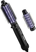 Conair 2-in-1 Hot Air Curling Combo, Includes 1.5-inch Curl Brush and 1-inch Aluminum Bristle Brush by conair