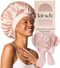 Kitsch XL Satin Bonnet for Sleeping - Blush by Kitsch