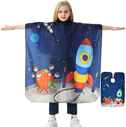 Kids Barber Cape - Professional Hair Cutting Cape,Salon Capes for Hair Stylist Shampoo Haircut Cape Barber Supplies by TILYIALA