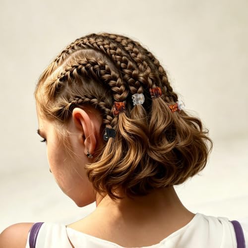 YOHAMA 36Pcs Small Hair Claw Clips Strong Mini Bangs Jaw for Women&Girls - Image 5