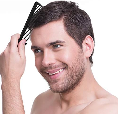Patelai 6 Flat Top Styling Comb,Black - Image 4