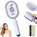 Electric Mist Air Cushion Comb, Self‑Cleaning Spray Hair Brush by Home