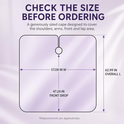 Hair Cut Hairdressing Cape Cloth Apron Stretch Out Hand Waterproof Salon Barber Gown 57 x 63 - Image 3