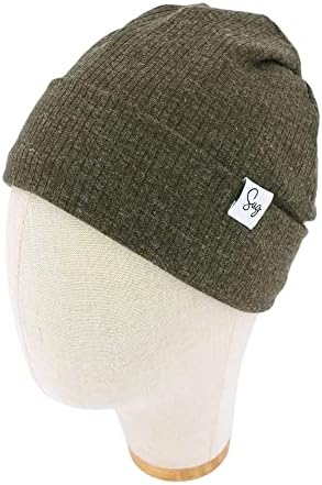 Jersey Beanie Hat for Newborn Baby Boys Girls Silky Satin Lined Hats Bonnet Toddler Infant Little Kids Beanies Caps - Image 2