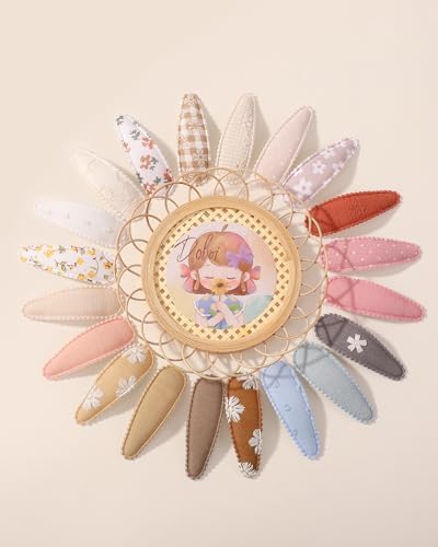 doboi Toddler Hair Clips for Girls Baby Barrettes-40PCS Pastel Floral - Image 6
