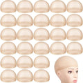 Waydress 200 Pcs Wig Caps Nylon Stocking Caps Elastic Stretchy,Beige by Waydress