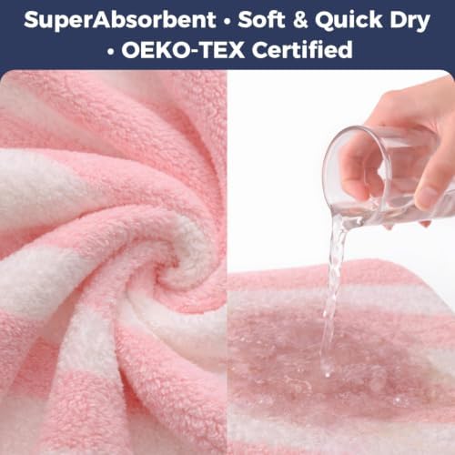 Oversized Bath Towel Wrap for Women with Plus Size Hair Dry Towel Set - Image 6