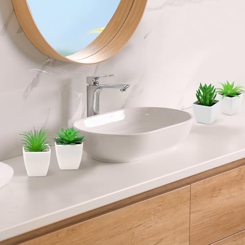 Gresorth 6 Pcs Small Artificial Succulents Fake Plant Potted Decoration - Image 6