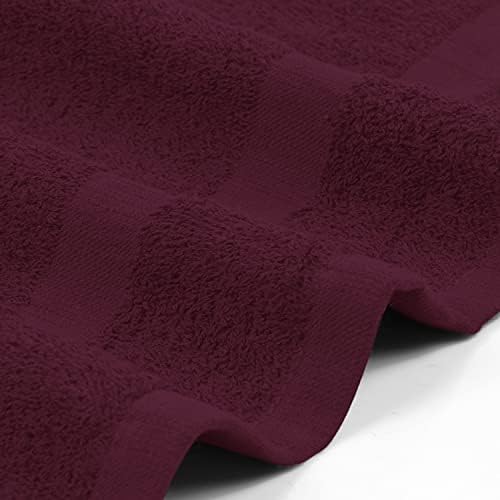 Utopia Towels Salon Towels, Pack of 24, 16x27 in, 100% Cotton, Burgundy - Image 4