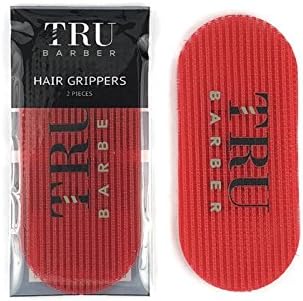 TRU BARBER HAIR GRIPPERS 3 COLORS BUNDLE PACK 6 PCS for Men and Women - Salon and Barber, Hair Clips for Styling, Hair holder Grips (Red/White/Blue) - Image 2