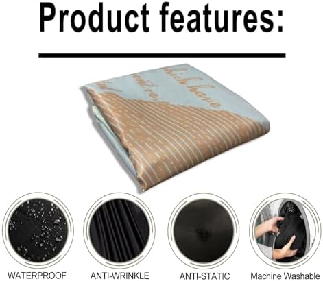 Barber Capes for Men, Hair Cutting Cape with Copper Snaps Closure, Salon Cape for Stylist, Waterproof Large Hairdressing Gown- 63”× 56”, Dollar Style - Image 5