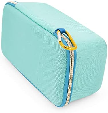 CASEMATIX Clipper Case Holds Clippers, Hair Buzzers, Trimmers, T Finisher Liner - Barber Travel Case For Stylist, Hairstylist and Salon Hair Cutting Supplies, Turquoise - Image 2